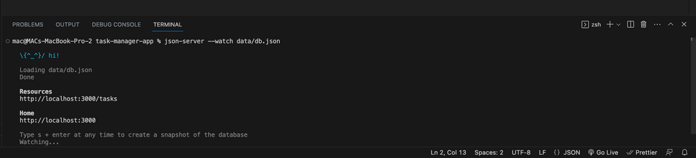 Json Server : Testing Mock APIs with React
