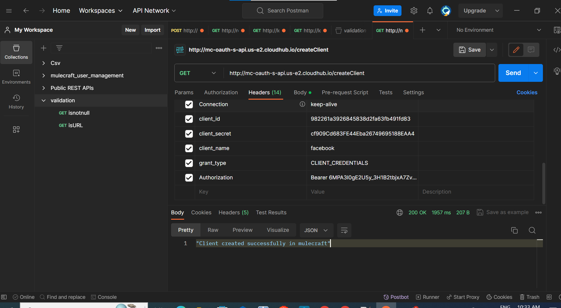 OAuth 2.0 Implementation Using Mule OAUTH2 Provider