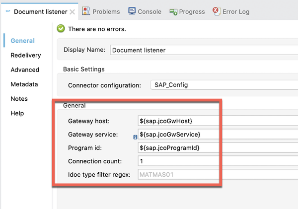 Mule integration with SAP