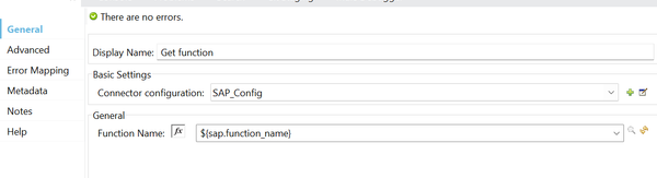 Mule integration with SAP