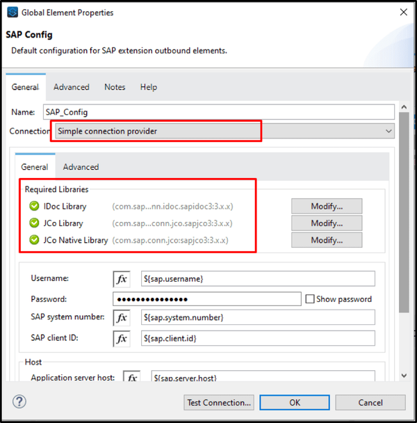 Mule integration with SAP